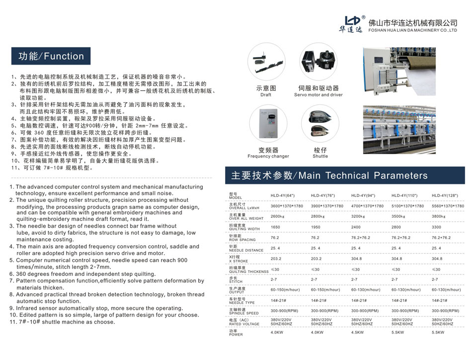 HLD-3Y電腦有梭多針絎縫機(jī)(圖1)